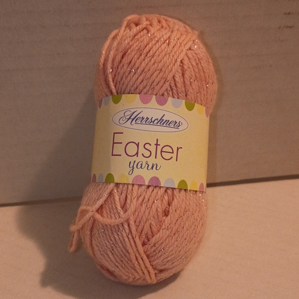 Herrschners Easter Yarn Lt Pink Color 0003 Sparkle Medium 4 Yarn 90 Yards 1.75oz
